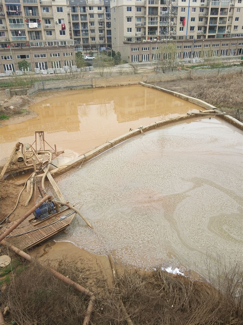临桂沉淀池淤泥清理-厂区废水池淤泥清淤